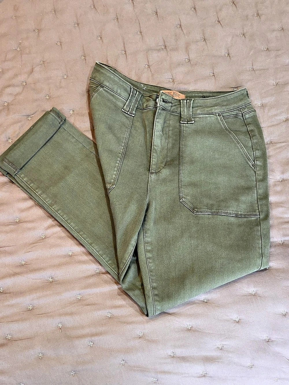 Judy Blue Olive Straight Leg Jeans
